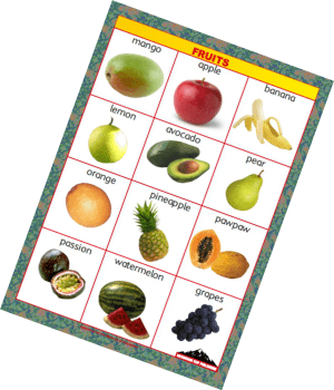fruits chart
