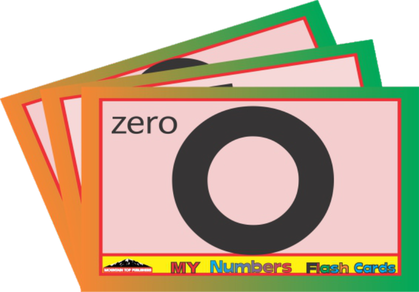 Numbers flash cards