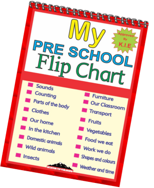 My Pre school flip chart